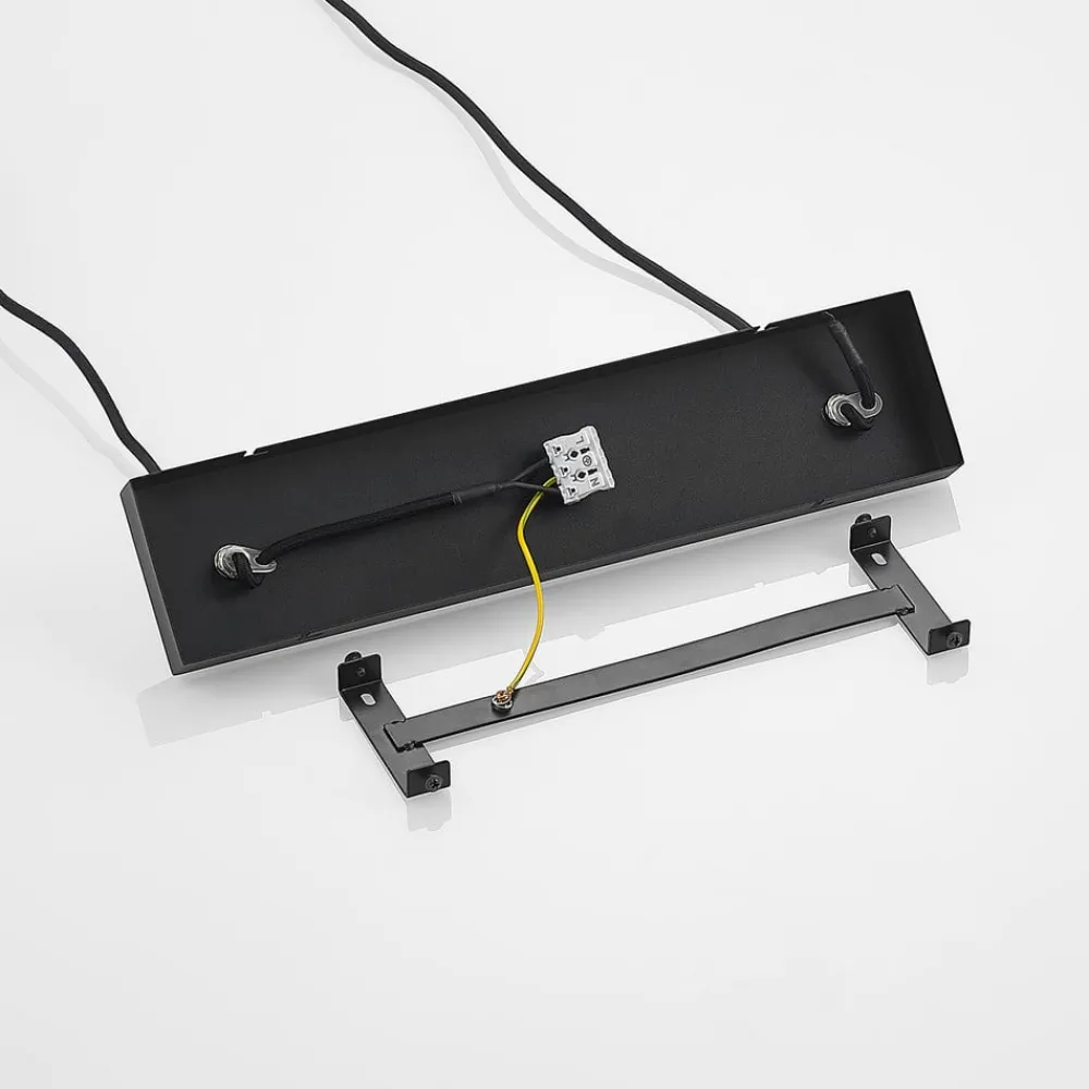 Lindby Pendellamper|Pendellamper > hængelampe Tirzana, 3 lyskilder, sort, metal, træ