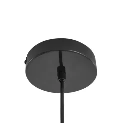 Lindby Pendellamper|Pendellamper > hængelampe Tivra, sort, Ø 35 cm, metal, E27