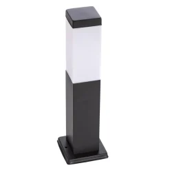 Lindby Sokkellamper|Terrassebelysning > Honula sokkellampe, 45 cm, mørkegrå, IP44, E27