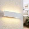Lindby Gang|Pendellamper > Ignazia LED-væglampe, 28 cm, hvid, metal, op/ned