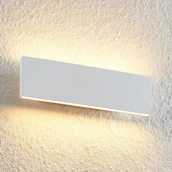 Lindby Gang|Pendellamper > Ignazia LED-væglampe, 28 cm, hvid, metal, op/ned