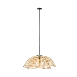 Pendellamper|Pendellamper ^ Lindby Ilajus hængelampe, Ø 62 cm, bambus, E27