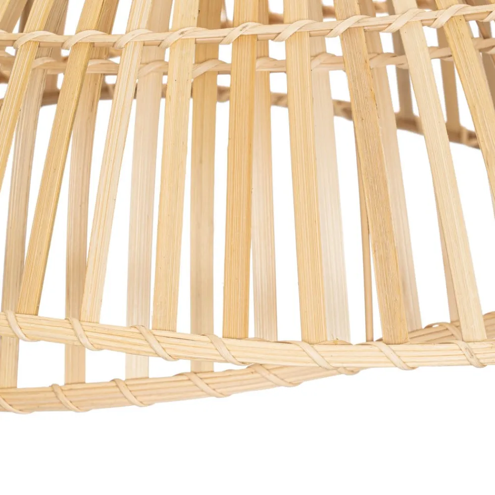 Pendellamper|Pendellamper ^ Lindby Ilajus hængelampe, Ø 62 cm, bambus, E27