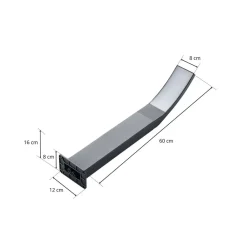 Terrassebelysning|Gadebelysning ^ Lindby Ilvita LED-vejlampe, 60 cm, antracit, metal, IP54