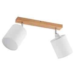 Loftlamper|Spotlights ^ Lindby Imarin loftspot, 2 lyskilder, eg/hvid