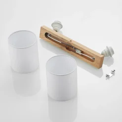 Loftlamper|Spotlights ^ Lindby Imarin loftspot, 2 lyskilder, eg/hvid
