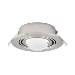 Lindby Indbygningsspots > indbygningsspot Jyla, nikkel, 4.200 K, Ø 13 cm, linse