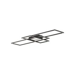 Loftlamper|Loftlamper ^ Lindby Ismera LED-loftslampe 3 rammer, antracit