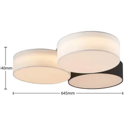Loftlamper|Loftlamper ^ Lindby Janita LED-loftlampe, 3-lys, trefarvet