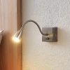 Lindby Væglamper|Væglamper > Jolka LED-læselampe, afbryder, nikkel