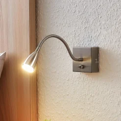 Lindby Væglamper|Væglamper > Jolka LED-læselampe, afbryder, nikkel