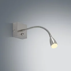 Lindby Væglamper|Væglamper > Jolka LED-læselampe, afbryder, nikkel