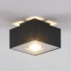 Lindby Loftlamper|Loftlamper > Kasi loftlampe, sort, 1 lyskilde, 14 x 14cm