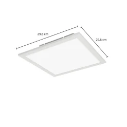 Lindby Arbejdsrum/Kontor|Loftlamper > Kenma LED-panel, CCT, 29,6 cm x 29,6 cm