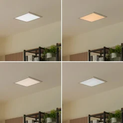 Lindby Arbejdsrum/Kontor|Loftlamper > Kenma LED-panel, CCT, 29,6 cm x 29,6 cm