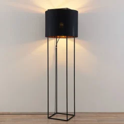 Lindby Gulvlamper|Gulvlamper > Kesta stof-gulvlampe, stel m. 4 stænger