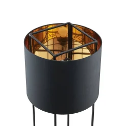 Lindby Gulvlamper|Gulvlamper > Kesta stof-gulvlampe, stel m. 4 stænger