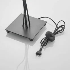 Lindby Gulvlamper > Komalie gulvlampe, 5 lyskilder, sort