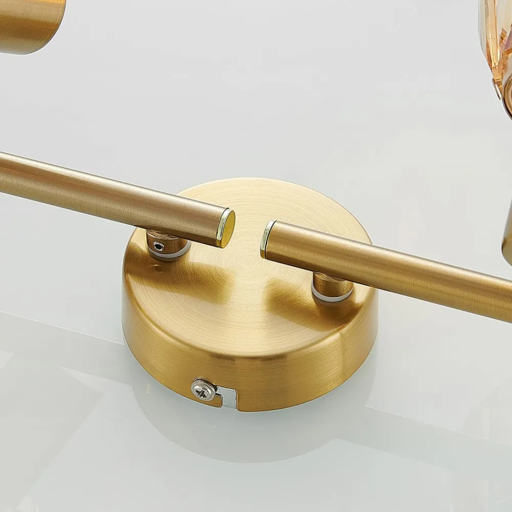 Gang|Loftlamper ^ Lindby Kosta loftlampe, 4 lyskilder, messing