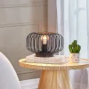Bordlamper ^ Lindby Krish bordlampe i bur-look, sort