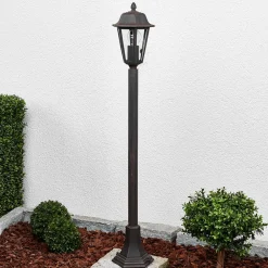 Lindby Terrassebelysning|Gadebelysning > Lamina pullert, 103 cm, lygte, metal, E27