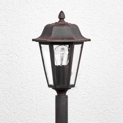 Lindby Terrassebelysning|Gadebelysning > Lamina pullert, 103 cm, lygte, metal, E27