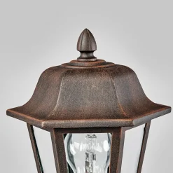 Lindby Terrassebelysning|Gadebelysning > Lamina pullert, 103 cm, lygte, metal, E27
