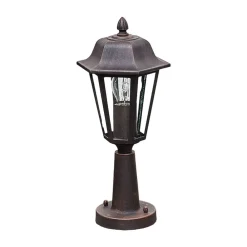 Terrassebelysning|Sokkellamper ^ Lindby Lamina sokkellampe, 39 cm, lygte, metal, E27