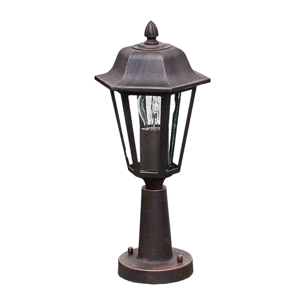 Terrassebelysning|Sokkellamper ^ Lindby Lamina sokkellampe, 39 cm, lygte, metal, E27