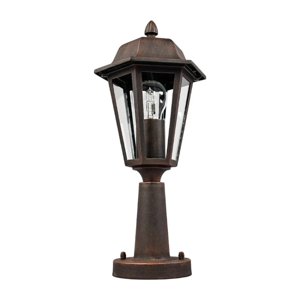 Terrassebelysning|Sokkellamper ^ Lindby Lamina sokkellampe, 39 cm, lygte, metal, E27