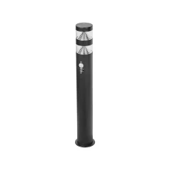 Gadebelysning Med Sensor|Terrassebelysning ^ Lindby Lanea LED-vejlampe, 60 cm, sort, sensor, IP44