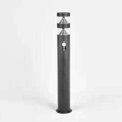 Gadebelysning Med Sensor|Terrassebelysning ^ Lindby Lanea LED-vejlampe, 60 cm, sort, sensor, IP44