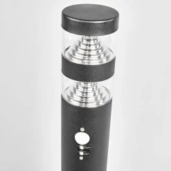 Gadebelysning Med Sensor|Terrassebelysning ^ Lindby Lanea LED-vejlampe, 60 cm, sort, sensor, IP44