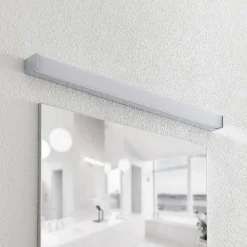 Væg- Og Spejllamper ^ Lindby LED-badeværelseslampe Klea, 90 cm, krom, metal, IP44