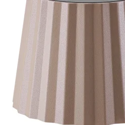 Lindby Dekorationsbelysning|Terrassebelysning > LED-batteridrevet bordlampe Esali, beige, metal, IP65