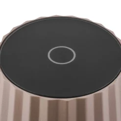 Lindby Dekorationsbelysning|Terrassebelysning > LED-batteridrevet bordlampe Esali, beige, metal, IP65
