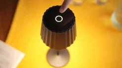 Lindby Dekorationsbelysning|Bordlamper > LED-batteridrevet bordlampe Esali, sort, metal, IP65