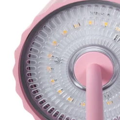 Lindby Dekorationsbelysning|Terrassebelysning > LED-batteridrevet bordlampe Esali, pink, metal, IP54