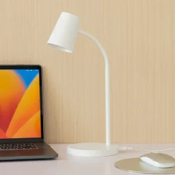 Arbejdsrum/Kontor|Pendellamper ^ Lindby LED-bordlampe Ailina, højde 36 cm, hvid, dæmpbar