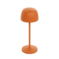 Lindby Dekorationsbelysning|Terrassebelysning > LED-bordlampe Areitty, orange, sæt med 2, aluminium