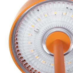 Lindby Dekorationsbelysning|Terrassebelysning > LED-bordlampe Areitty, orange, sæt med 2, aluminium