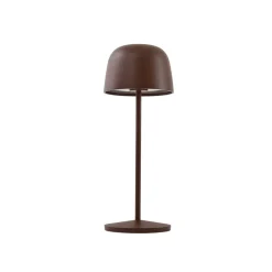 Lindby Dekorationsbelysning|Terrassebelysning > LED-bordlampe Arietty, brun, dæmpbar, IP65