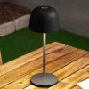 Dekorationsbelysning|Terrassebelysning ^ Lindby LED-bordlampe Arietty, sort, dæmpbar, IP65