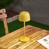 Lindby Dekorationsbelysning|Terrassebelysning > LED-bordlampe Arietty, gul, dæmpbar, IP65
