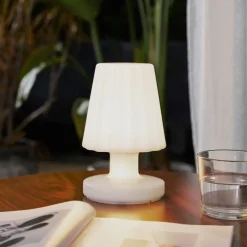 Lindby Dekorationsbelysning|Terrassebelysning > LED-bordlampe Jovem, hvid, plast, RGB
