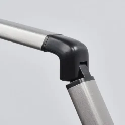 Arbejdsrum/Kontor|Bordlamper ^ Lindby LED-bordlampe Kuno, grå, USB, touch-dæmper