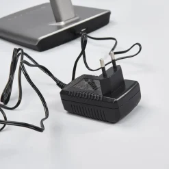 Arbejdsrum/Kontor|Bordlamper ^ Lindby LED-bordlampe Kuno, grå, USB, touch-dæmper