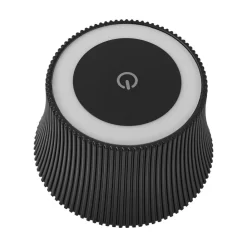 Lindby Terrassebelysning > LED-bordlampe Linor, sort, USB, touch-dimmer