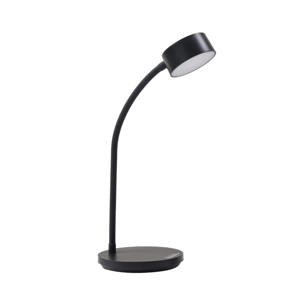 Lindby Arbejdsrum/Kontor|Gang > LED-bordlampe Maori, sort, CCT, metal, dæmpbar