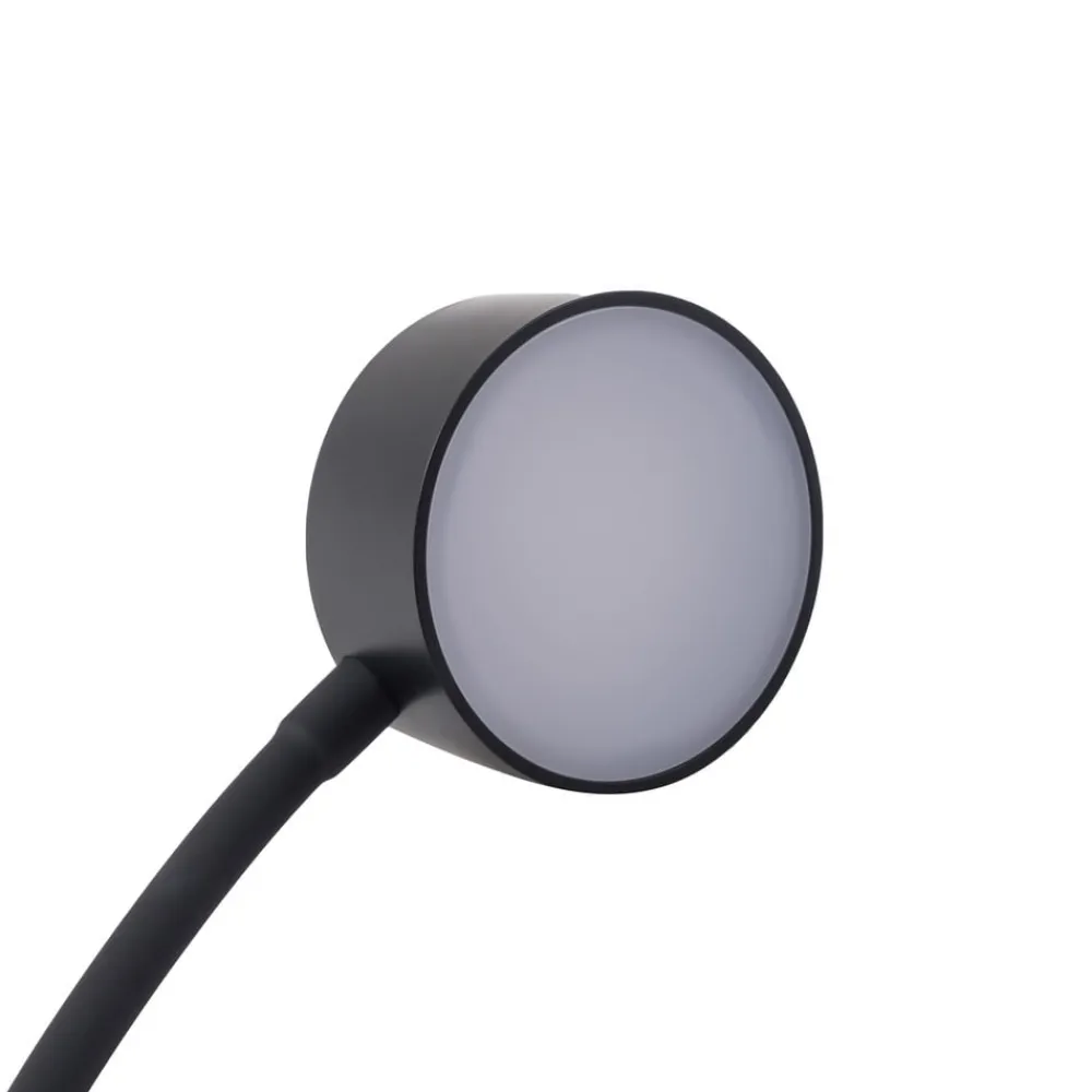 Lindby Arbejdsrum/Kontor|Gang > LED-bordlampe Maori, sort, CCT, metal, dæmpbar